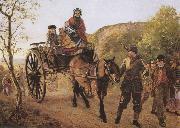 Frederick bacon barwell The Hero of the Day (mk37) oil painting